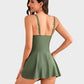 👙Last Day Sale 60% OFF💃Women's One Piece Tummy Control Tie Knot Swimsuit