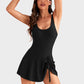 👙Last Day Sale 60% OFF💃Women's One Piece Tummy Control Tie Knot Swimsuit