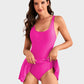 👙Last Day Sale 60% OFF💃Women's One Piece Tummy Control Tie Knot Swimsuit