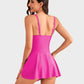👙Last Day Sale 60% OFF💃Women's One Piece Tummy Control Tie Knot Swimsuit
