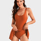 👙Last Day Sale 60% OFF💃Women's One Piece Tummy Control Tie Knot Swimsuit