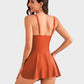 👙Last Day Sale 60% OFF💃Women's One Piece Tummy Control Tie Knot Swimsuit