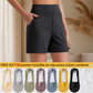 ⏳LAST DAY SALE: ONLY ￡11.99 with FREE GIFT🎁✨AuraFit™ Everyday High-Waisted Shorts – Lightweight & Breathable with Functional Pockets 🌿