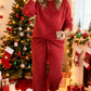 🎅Last Week-50% Off💝Women's Glitter Pullover Sweater & Pants 2-Piece Set