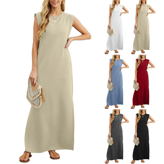 🎉BUY 2 FREE SHIPPING👗Women's Wrinkle-Free Casual Dress with Split Hem