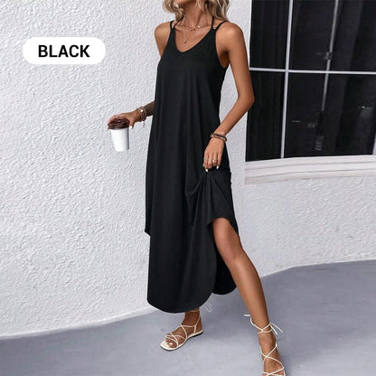 Fashion Breathable Spaghetti Strap Dress