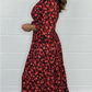 🎁2025 Hot Sale🎁 Women Printed Sexy Deep V-neck Dress