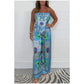 🔥New Arrival- 50% OFF💝Spaghetti Strap Printed Top & Loose Women's Pants 2-Piece Set