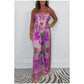 🔥New Arrival- 50% OFF💝Spaghetti Strap Printed Top & Loose Women's Pants 2-Piece Set