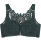 🔥HOT SALE🔥Rose Embroidery Front Closure Wirefree Bra
