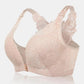 🔥HOT SALE🔥Rose Embroidery Front Closure Wirefree Bra