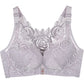 🔥HOT SALE🔥Rose Embroidery Front Closure Wirefree Bra