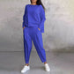 ❤️‍🔥Clearance Sale-50% OFF🤍Round-Neck Long-Sleeved Top ＆ Pants 2-Piece Set