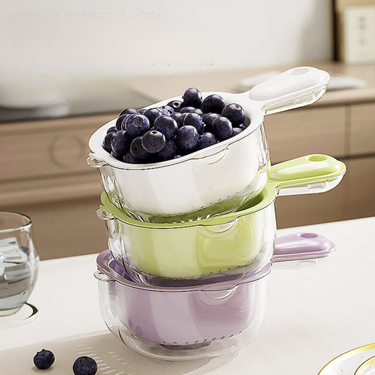 💥Buy More Save More💥Multi-function Handheld Dual-Layer Draining Basket