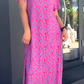 2024 Fashionable Plus-size Print Dress