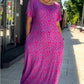 2024 Fashionable Plus-size Print Dress