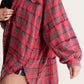 🔥Free Shipping✈️Women's Seams Raw Edge Washed Oversized Shirt Jacket With Pockets