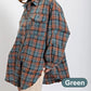 🔥Free Shipping✈️Women's Seams Raw Edge Washed Oversized Shirt Jacket With Pockets