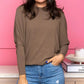 🔥Buy 2 Free Shipping✈️Women's Autumn Solid Round Neck Batwing-Sleeve Top