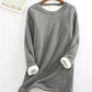 ❄️Get ready for the cold season❄️Women‘s NEW Casual Cotton Round Neck Solid Sweatshirt (S-5XL)🙋‍♀️