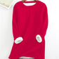 ❄️Get ready for the cold season❄️Women‘s NEW Casual Cotton Round Neck Solid Sweatshirt (S-5XL)🙋‍♀️