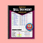 🔥Hot Sales - 49% OFF📔Bill Payment Management Book