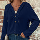 🔥Buy 2 Free Shipping✈️Women’s Trendy Solid Color Hooded Long Sleeve Top