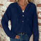 🔥Buy 2 Free Shipping✈️Women’s Trendy Solid Color Hooded Long Sleeve Top