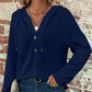 🔥Buy 2 Free Shipping✈️Women’s Trendy Solid Color Hooded Long Sleeve Top