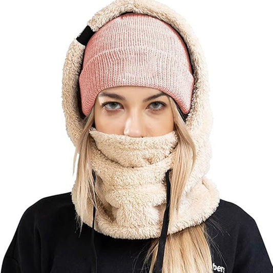 🔥Early Winter Discount-50% OFF⏰Unisex Warm Ski Hooded Scarf ☃️✈️Free Shipping