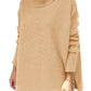 🔥Winter Hot Sale-50% OFF🔥Women's Turtleneck Oversize Hem Knit Pullover Sweater