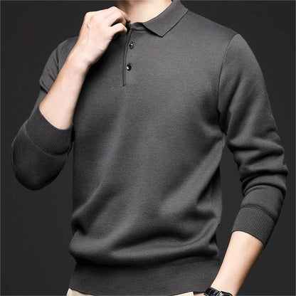 ❄️Winter Essentials -🔥Men's Winter Lapel Padded Thickened Sweater