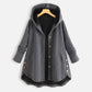Warm Jacket with Button Closure and Hood