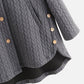 Warm Jacket with Button Closure and Hood