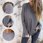 🔥Buy 2 Free Shipping✈️Women's Solid Round Neck Long Sleeve Tops