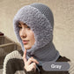 🔥Big Sale 50% OFF🔥Women's Winter One-Piece Knitted Beanie Scarf Mask 3-in-1 Balaclava