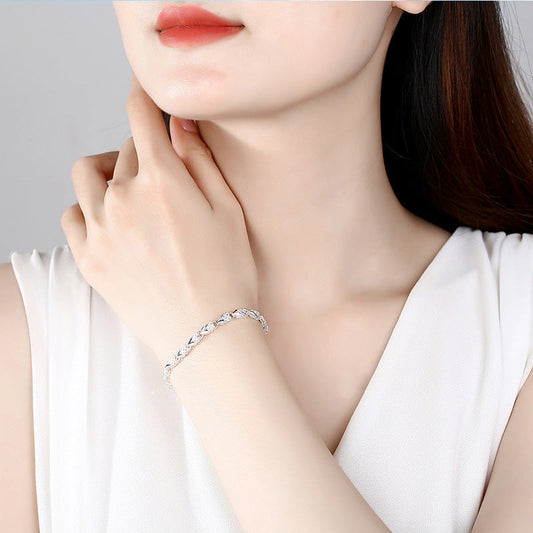 💥Buy 2 Get 1 Free✨Elegant Sparkling Lucky Clover Bracelet🍀