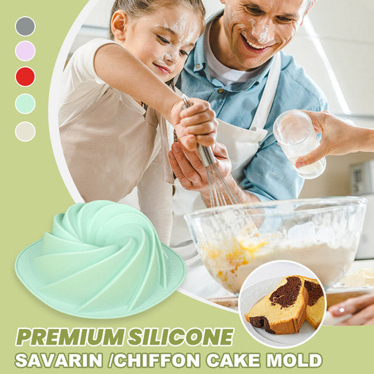 🥰2025 New Hot Sales - 49% OFF✨Premium Silicone Savarin /Chiffon Cake Mold