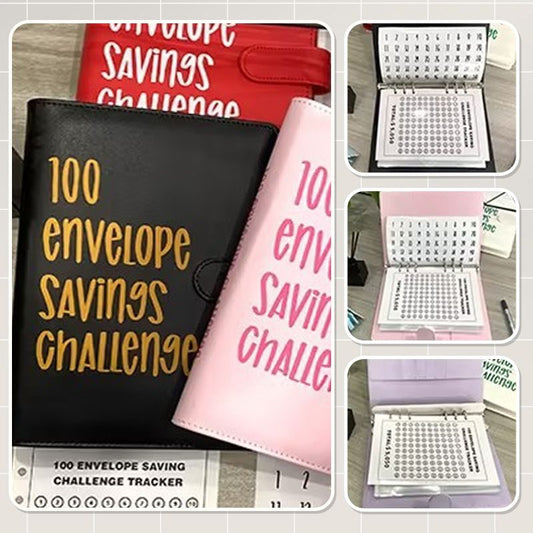 🥰2025 New Hot Sales - 49% OFF✨100-day Money-saving Envelope Challenge Binder