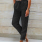 🌸Last Day Sale 70% OFF!!🌸Women's  Elastic Waist Cotton Linen Casual Pants
