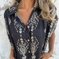 💕Summer Hot Sale 60% OFF👗Loose-Fit Printed Short Sleeve Dress with Pockets