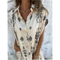 💕Summer Hot Sale 60% OFF👗Loose-Fit Printed Short Sleeve Dress with Pockets