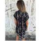 💕Summer Hot Sale 60% OFF👗Loose-Fit Printed Short Sleeve Dress with Pockets