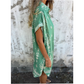 💕Summer Hot Sale 60% OFF👗Loose-Fit Printed Short Sleeve Dress with Pockets