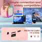 🎶Gift Game Changer & Social Scene Stealer🎁🎼Mini Karaoke Machine with Wireless Microphones