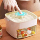 ⛱️SUMMER DAY HOT SALE 70% OFF⚡50K+ SOLD🧊2 Tier Convenient Push-In Ice Cube Mold with Tray Case