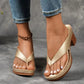 🔥Limited Sale 60% Off🔥Women’s Summer Chunky Heel Flip Flops