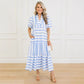 🌸SUMMER PROMOTION - 50%OFF🌸Women's Summer Striped Loose Casual Short Sleeve Dress