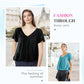 💥Limited Sale 60% OFF💥Women's Casual Pleated V-Neck Short-Sleeve Top