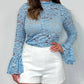 💕Hot Sale 50% Off💕Women's Sexy Lace Ruffle Long Sleeve Top